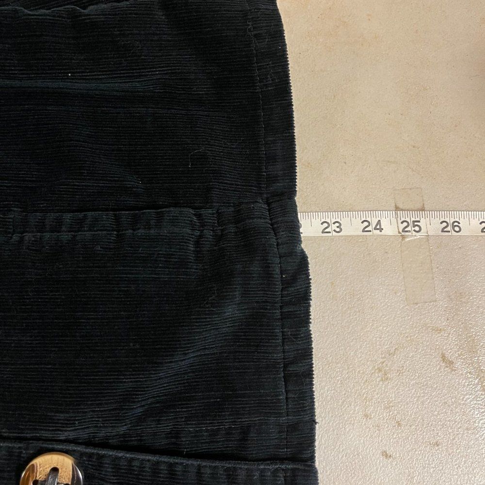 A.M.I. Black Corduroy Cropped Ladies Jacket/Blazer XL - Picture 9 of 9